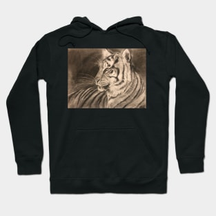 Charcoal Tigress Hoodie